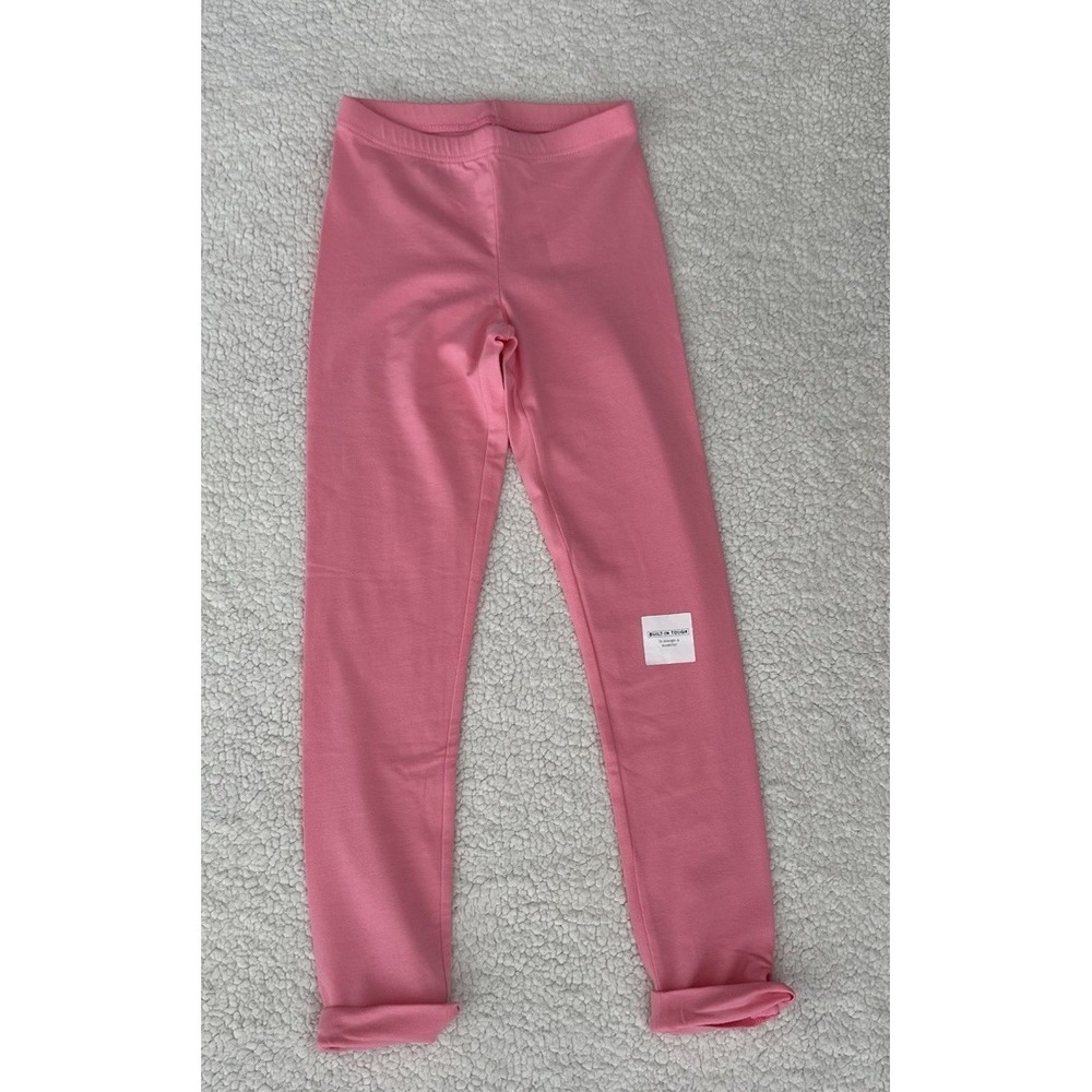 NEW Girls Old Navy Leggings Built in tough Pink Tie Ankle Size L 10-12 NWT
